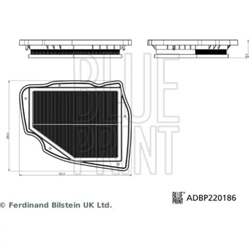 Vzduchový filter BLUE PRINT ADBP220186