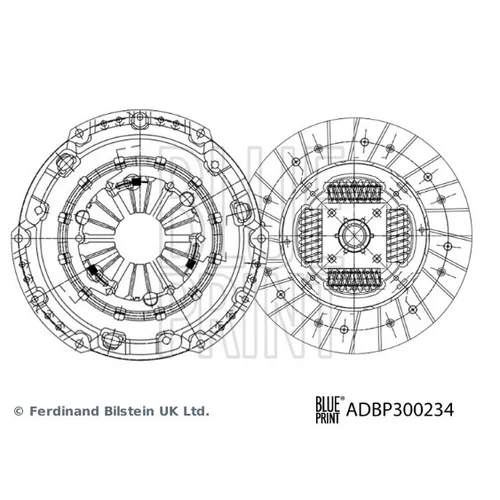 Spojková sada BLUE PRINT ADBP300234