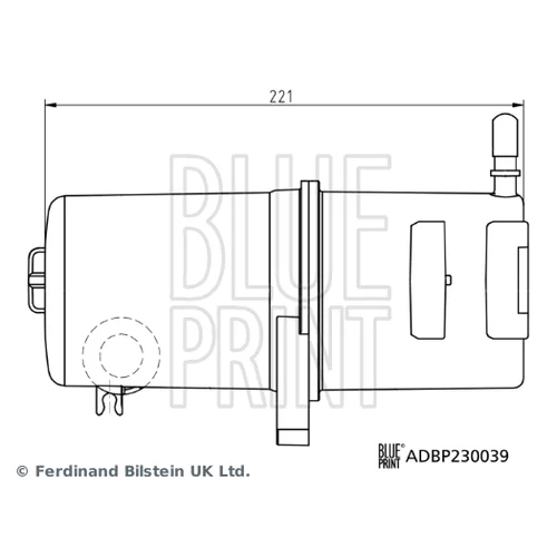 Palivový filter ADBP230039 (BLUE PRINT) - obr. 2