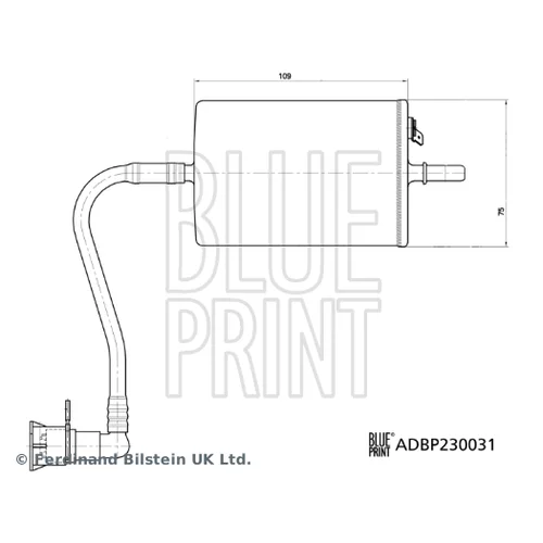 Palivový filter ADBP230031 (BLUE PRINT) - obr. 2