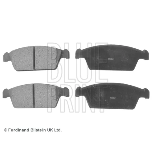 Sada brzdových platničiek kotúčovej brzdy BLUE PRINT ADG042102