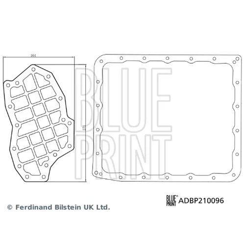 Sada hydraulického filtra automatickej prevodovky ADBP210096 (BLUE PRINT) - obr. 1