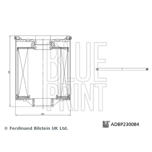 Palivový filter BLUE PRINT ADBP230084
