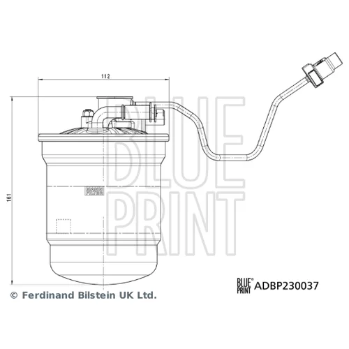 Palivový filter ADBP230037 (BLUE PRINT) - obr. 2