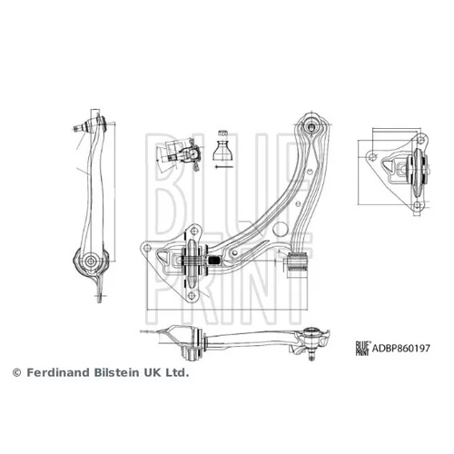 Rameno zavesenia kolies BLUE PRINT ADBP860197