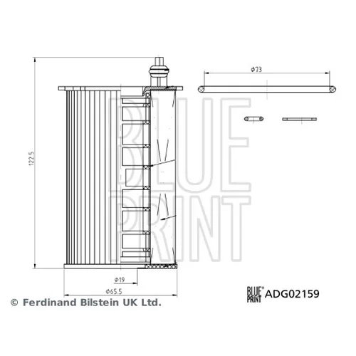 Olejový filter BLUE PRINT ADG02159