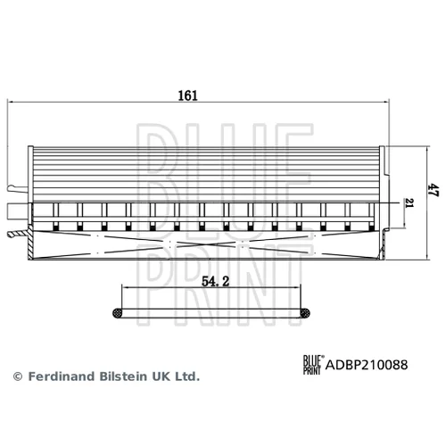 Olejový filter ADBP210088 (BLUE PRINT) - obr. 2