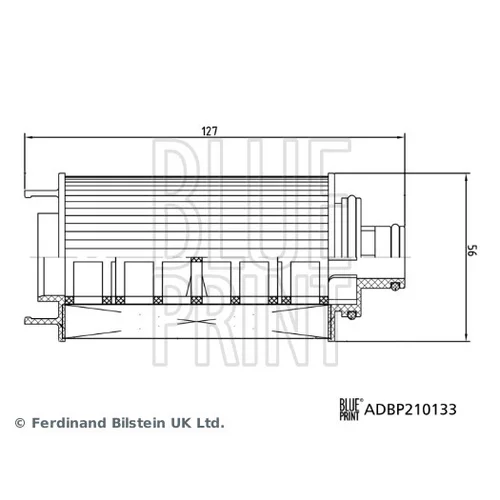 Olejový filter BLUE PRINT ADBP210133