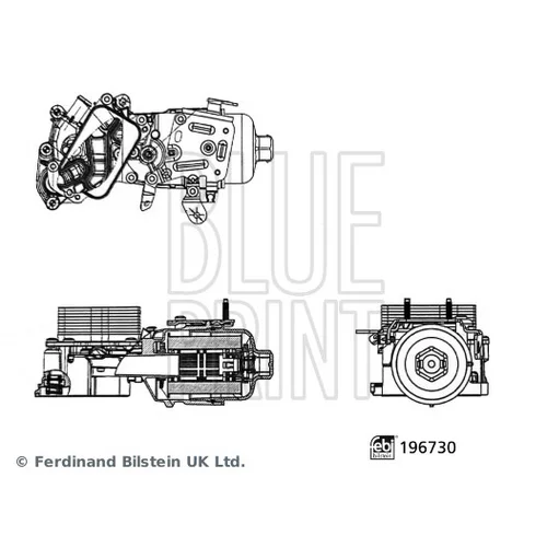 Obal olejového filtra BLUE PRINT ADBP210219