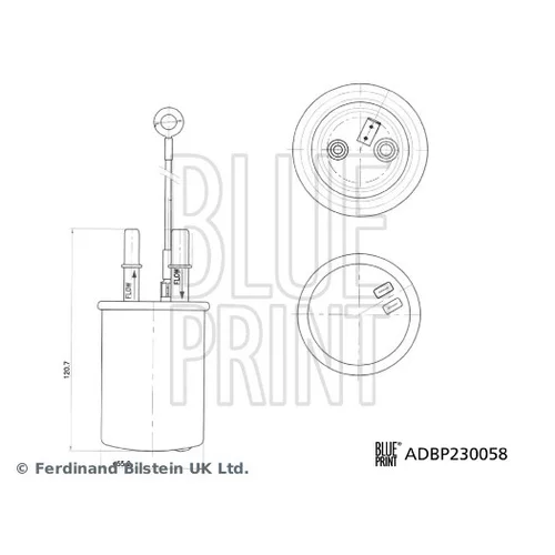 Palivový filter ADBP230058 (BLUE PRINT) - obr. 2