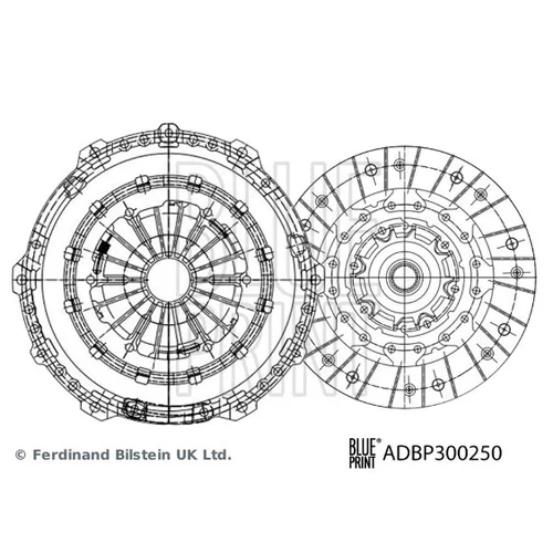Spojková sada BLUE PRINT ADBP300250