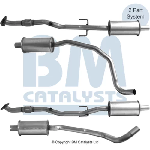 Výfukové potrubie BM CATALYSTS BM50969