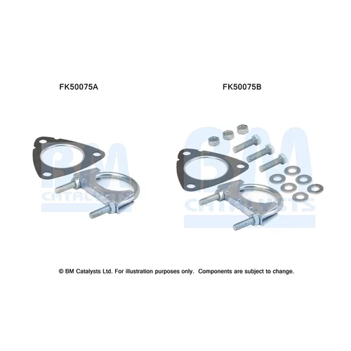Montážna sada pre výfukovú trubku FK50075 (BM CATALYSTS)