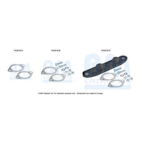 Montážna sada pre výfukovú trubku FK50191 (BM CATALYSTS)