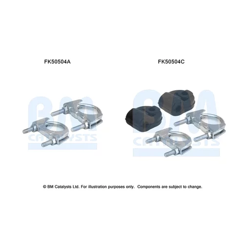 Montážna sada pre výfukovú trubku FK50504 (BM CATALYSTS)