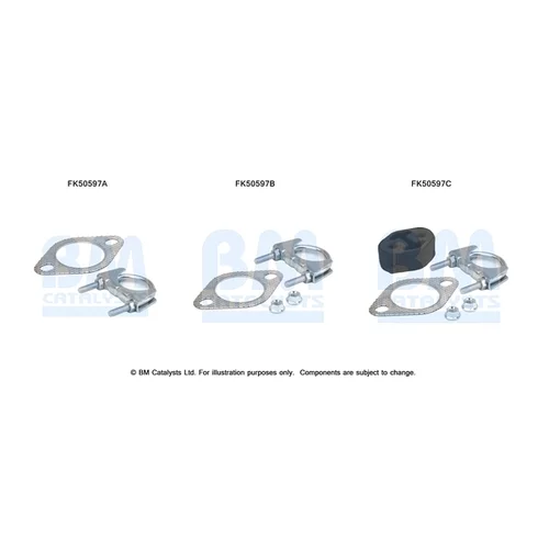 Montážna sada pre výfukovú trubku FK50597 (BM CATALYSTS)