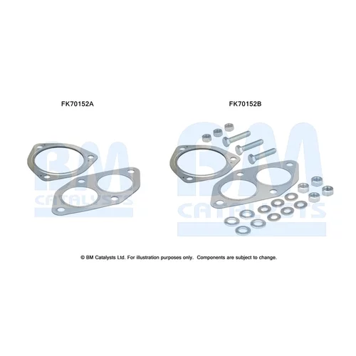 Montážna sada pre výfukovú trubku FK70152 (BM CATALYSTS)