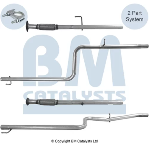 Výfukové potrubie BM CATALYSTS BM50217