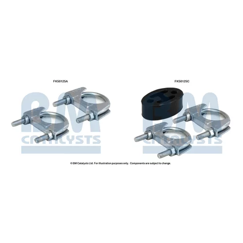 Montážna sada pre výfukovú trubku FK50125 (BM CATALYSTS)