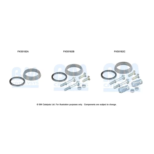 Montážna sada pre výfukovú trubku FK50182 (BM CATALYSTS)