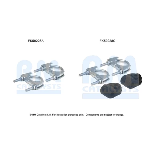 Montážna sada pre výfukovú trubku FK50228 (BM CATALYSTS)