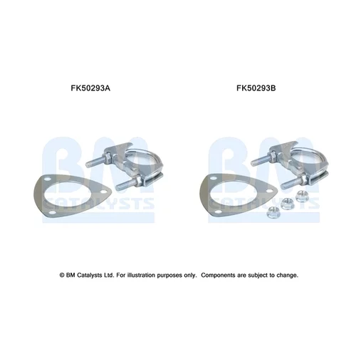 Montážna sada pre výfukovú trubku FK50293 (BM CATALYSTS)