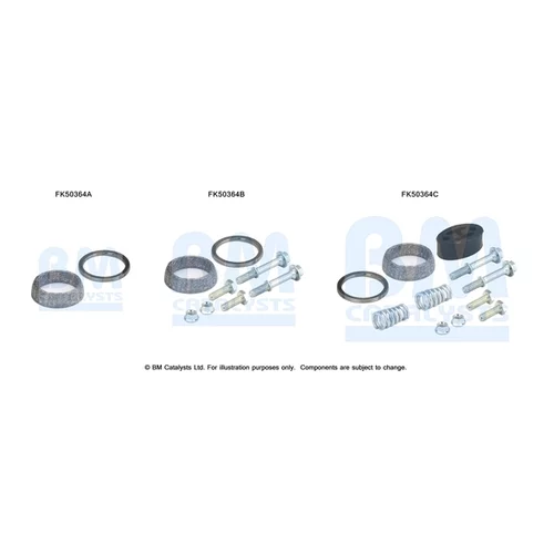 Montážna sada pre výfukovú trubku FK50364 (BM CATALYSTS)