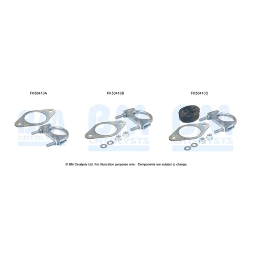 Montážna sada pre výfukovú trubku FK50410 (BM CATALYSTS)