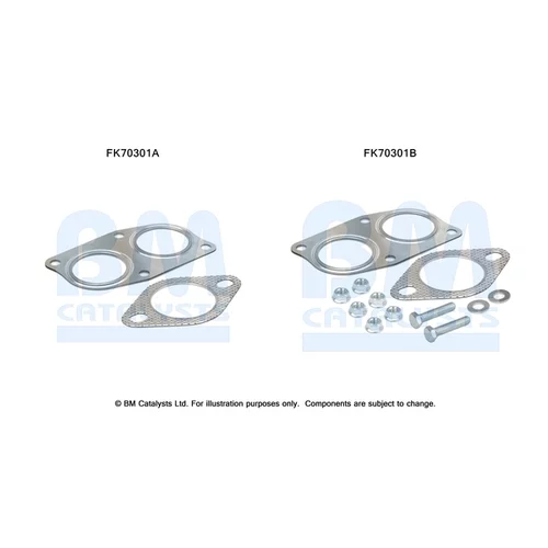 Montážna sada pre výfukovú trubku FK70301 (BM CATALYSTS)
