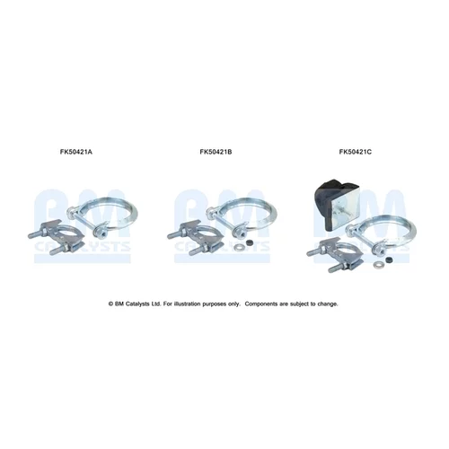 Montážna sada pre výfukovú trubku FK50421 (BM CATALYSTS)