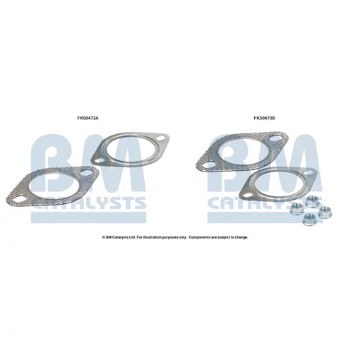 Montážna sada pre výfukovú trubku FK50473 (BM CATALYSTS)
