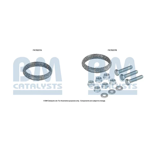 Montážna sada pre výfukovú trubku FK70227 (BM CATALYSTS)