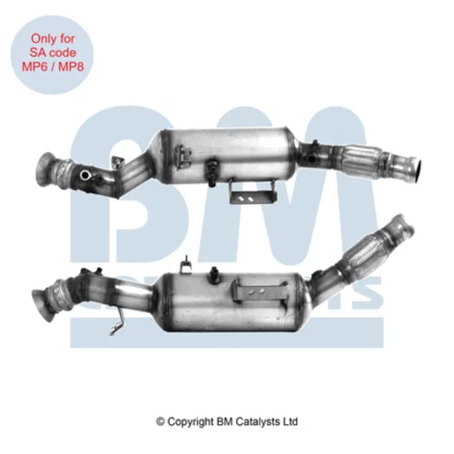 Filter sadzí/pevných častíc výfukového systému BM CATALYSTS BM11562H