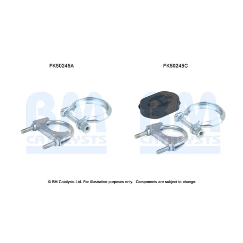 Montážna sada pre výfukovú trubku FK50245 (BM CATALYSTS)