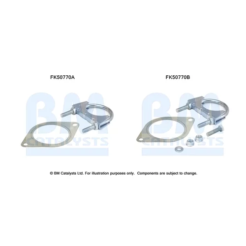 Montážna sada pre výfukovú trubku FK50770 (BM CATALYSTS)