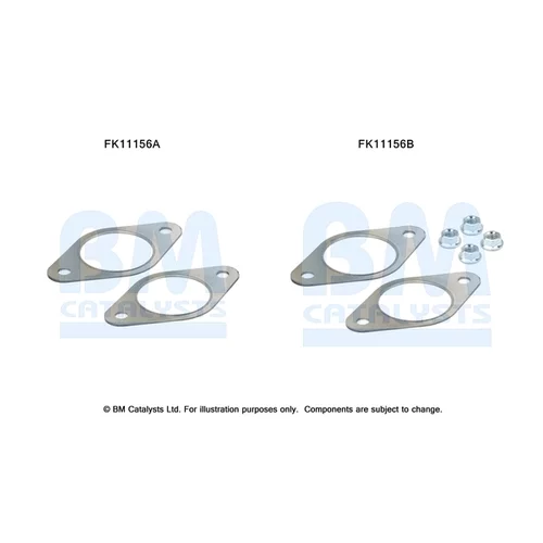 Filter pevných častíc - montážna sada FK11156 (BM CATALYSTS)