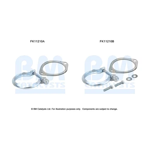 Filter pevných častíc - montážna sada FK11210 (BM CATALYSTS)