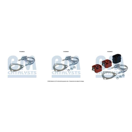 Montážna sada pre výfukovú trubku FK50965 (BM CATALYSTS)