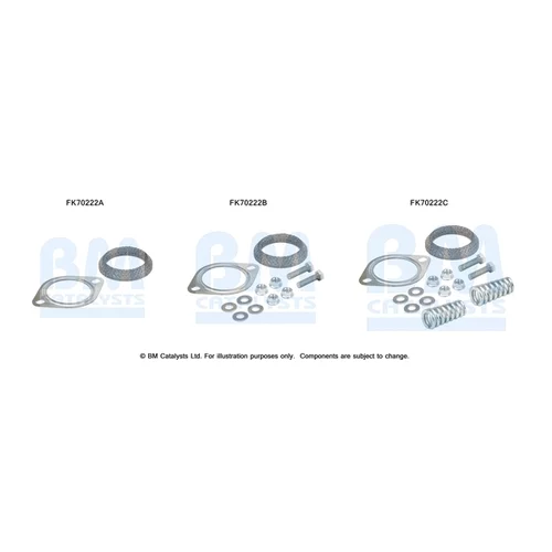 Montážna sada pre výfukovú trubku FK70222 (BM CATALYSTS)