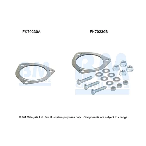 Montážna sada pre výfukovú trubku FK70230 (BM CATALYSTS)
