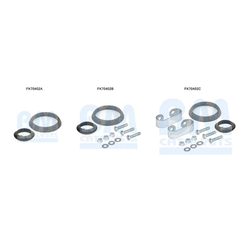 Montážna sada pre výfukovú trubku FK70402 (BM CATALYSTS)