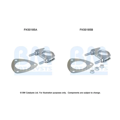 Montážna sada pre výfukovú trubku FK50185 (BM CATALYSTS)