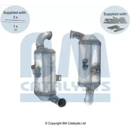 Filter sadzí/pevných častíc výfukového systému BM CATALYSTS BM11783HP