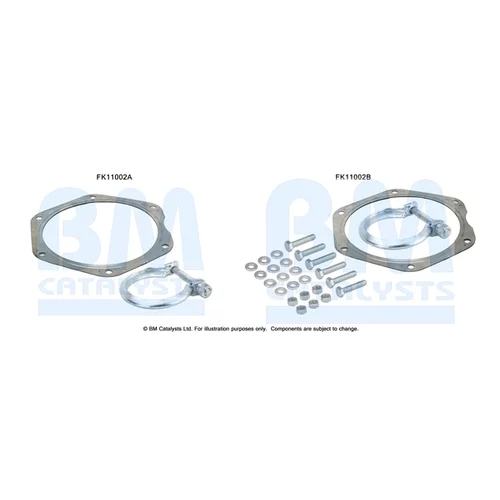 Filter pevných častíc - montážna sada FK11002 (BM CATALYSTS)