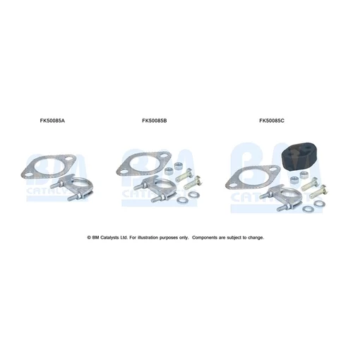 Montážna sada pre výfukovú trubku FK50085 (BM CATALYSTS)