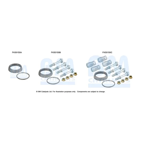 Montážna sada pre výfukovú trubku FK50150 (BM CATALYSTS)