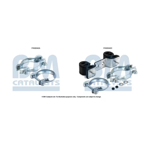 Montážna sada pre výfukovú trubku FK50342 (BM CATALYSTS)