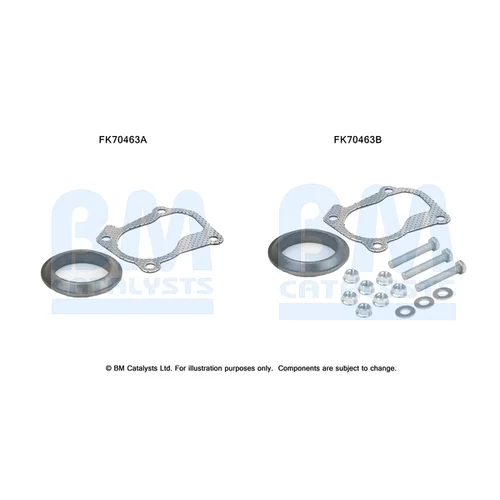 Montážna sada pre výfukovú trubku FK70463 (BM CATALYSTS)