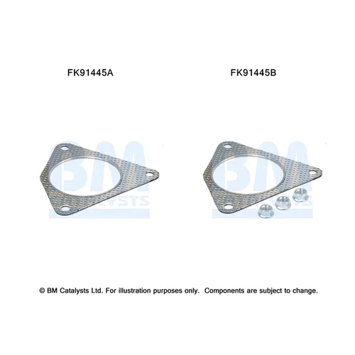 Katalyzátor - montážna sada FK91445 (BM CATALYSTS)