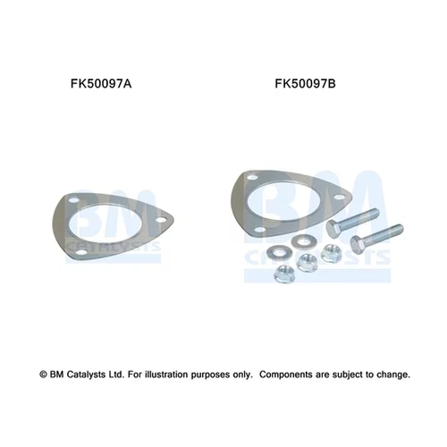 Montážna sada pre výfukovú trubku FK50097 (BM CATALYSTS)